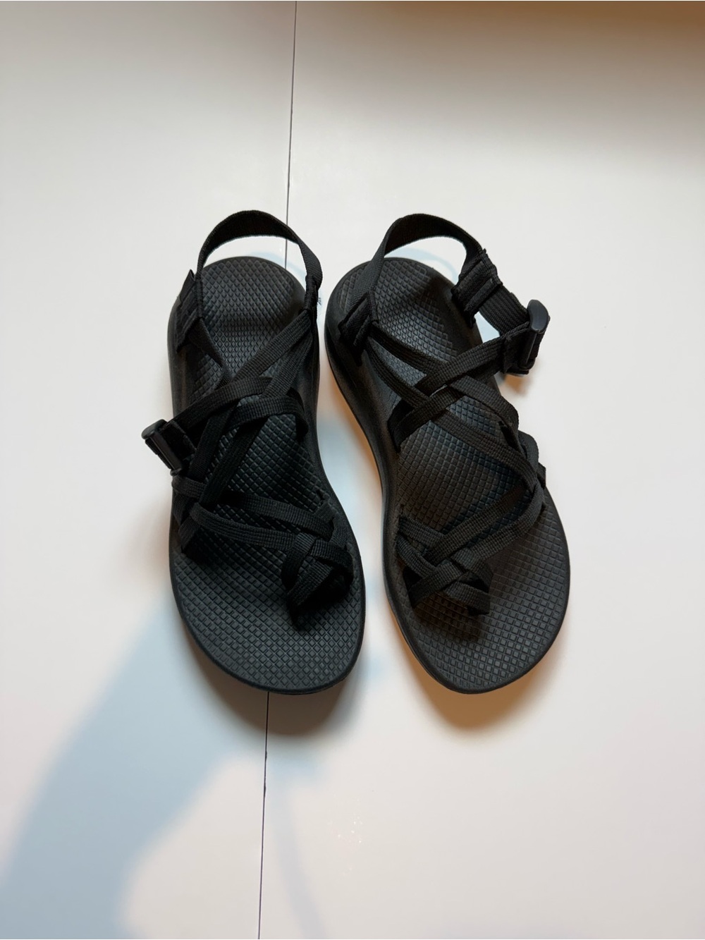 Chaco Women's Black Sport Sandals with Adjustable Straps